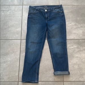 WHBM Skinny Crop jeans